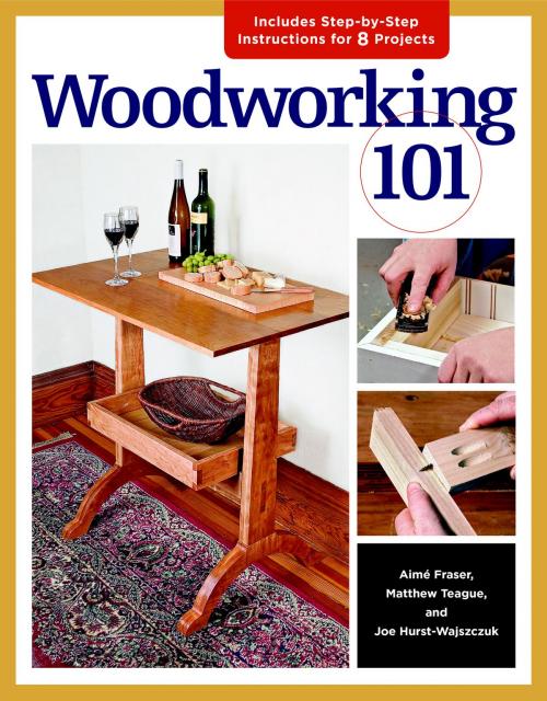 Cover of the book Woodworking 101 by Joe Hurst-Wajszczuk, Aime Fraser, Matthew Teague, Taunton Press