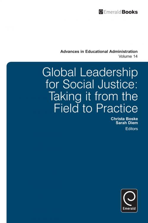 Cover of the book Global Leadership for Social Justice by Anthony H. Normore, Emerald Group Publishing Limited