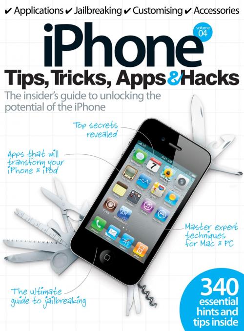 Cover of the book iPhone Tips, Tricks, Apps & Hacks Volume 4 by Imagine Publishing, Imagine Publishing