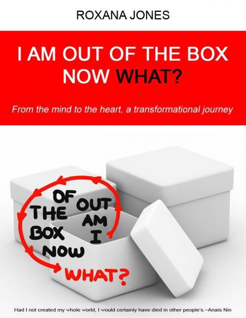 Cover of the book I Am Out of the Box Now What? by Roxana Jones, Tapuat Publishing