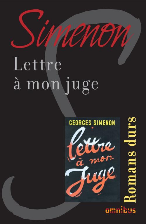 Cover of the book Lettre à mon juge by Georges SIMENON, Place des éditeurs