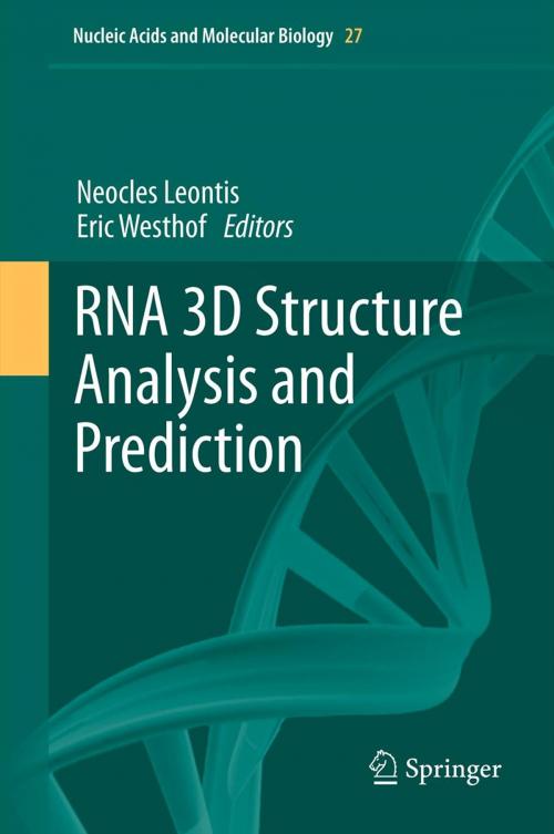 Cover of the book RNA 3D Structure Analysis and Prediction by , Springer Berlin Heidelberg