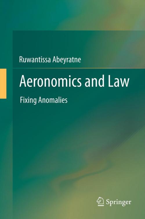 Cover of the book Aeronomics and Law by Ruwantissa Abeyratne, Springer Berlin Heidelberg