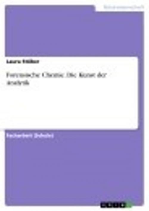 Cover of the book Forensische Chemie. Die Kunst der Analytik by Laura Stöber, GRIN Verlag