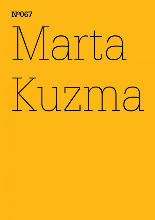 Cover of the book Marta Kuzma by Hanna Ryggen, Hatje Cantz Verlag