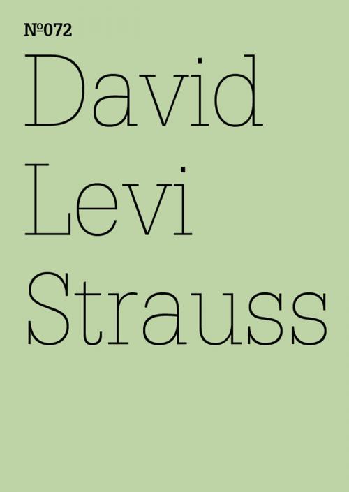 Cover of the book David Levi Strauss by David Levi Strauss, Hatje Cantz Verlag