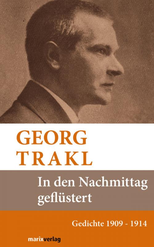 Cover of the book In den Nachmittag geflüstert by Georg Trakl, marixverlag
