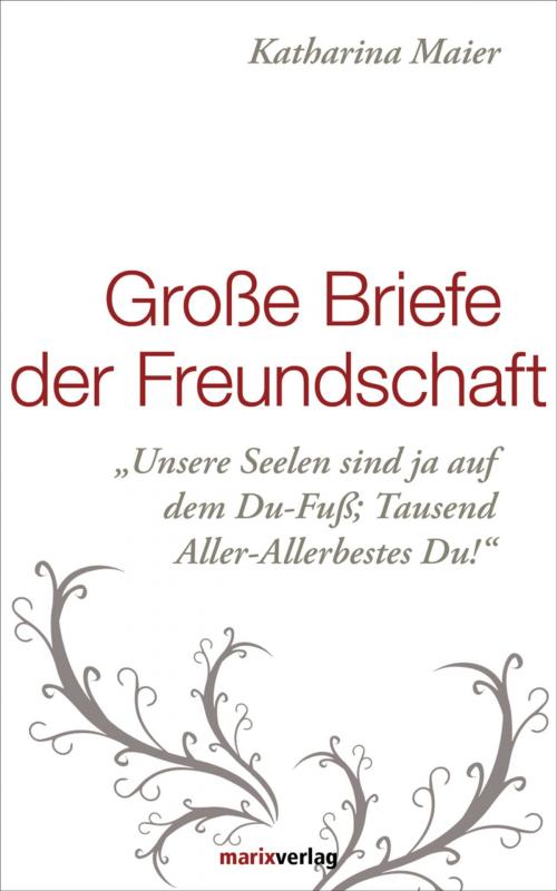 Cover of the book Große Briefe der Freundschaft by , marixverlag