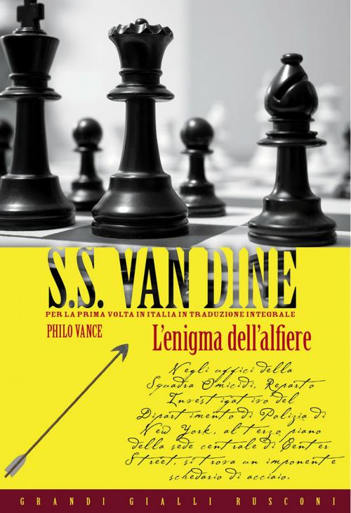 Cover of the book L'enigma dell'alfiere by S.S. Van Dine, Rusconi Libri