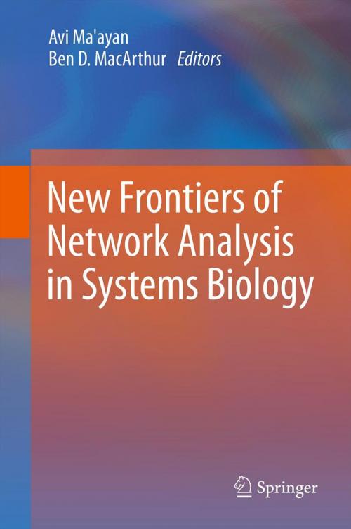 Cover of the book New Frontiers of Network Analysis in Systems Biology by , Springer Netherlands