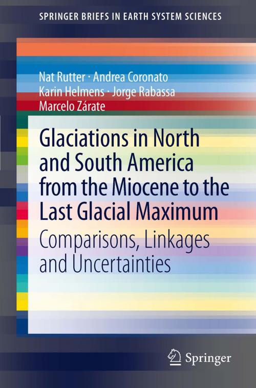 Cover of the book Glaciations in North and South America from the Miocene to the Last Glacial Maximum by Nat Rutter, Andrea Coronato, Karin Helmens, Jorge Rabassa, Marcelo Zárate, Springer Netherlands