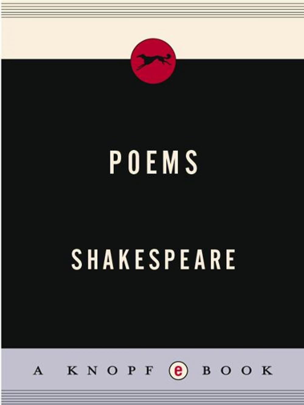 Big bigCover of Shakespeare: Poems