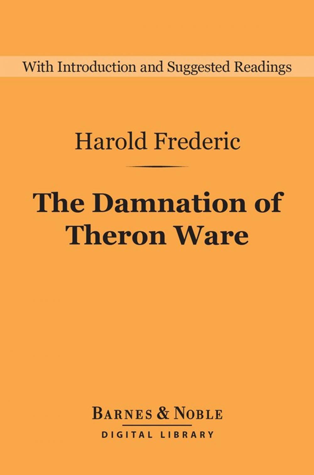 Big bigCover of Damnation of Theron Ware (Barnes & Noble Digital Library)