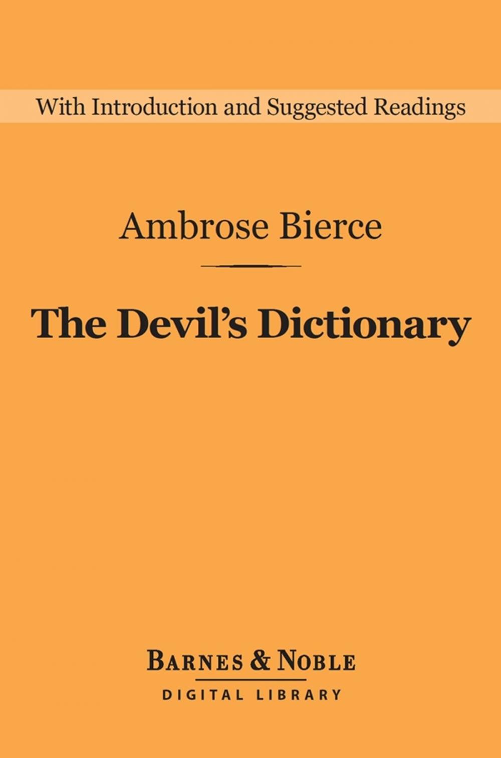 Big bigCover of Devil's Dictionary (Barnes & Noble Digital Library)
