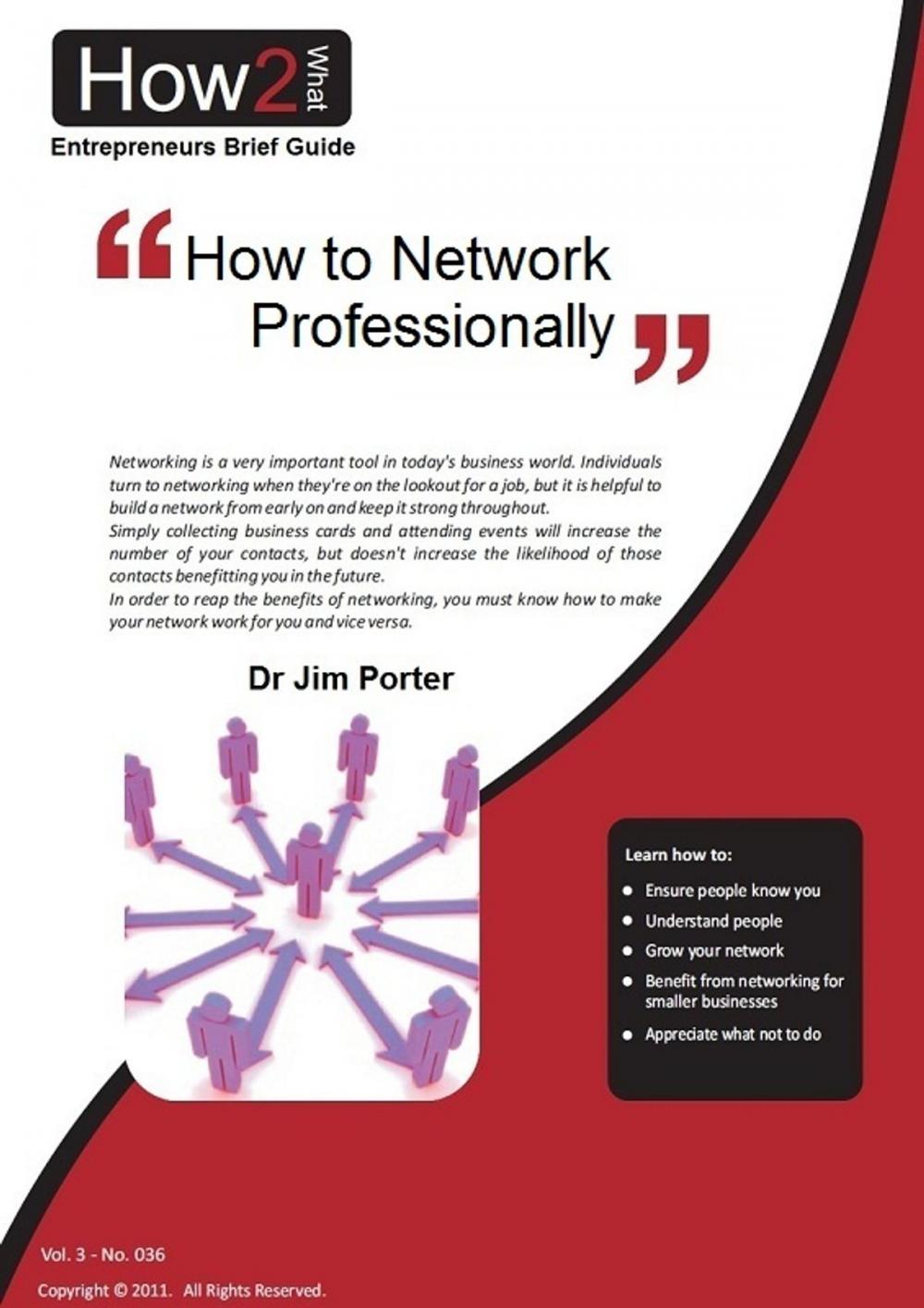 Big bigCover of How to Network Professionally