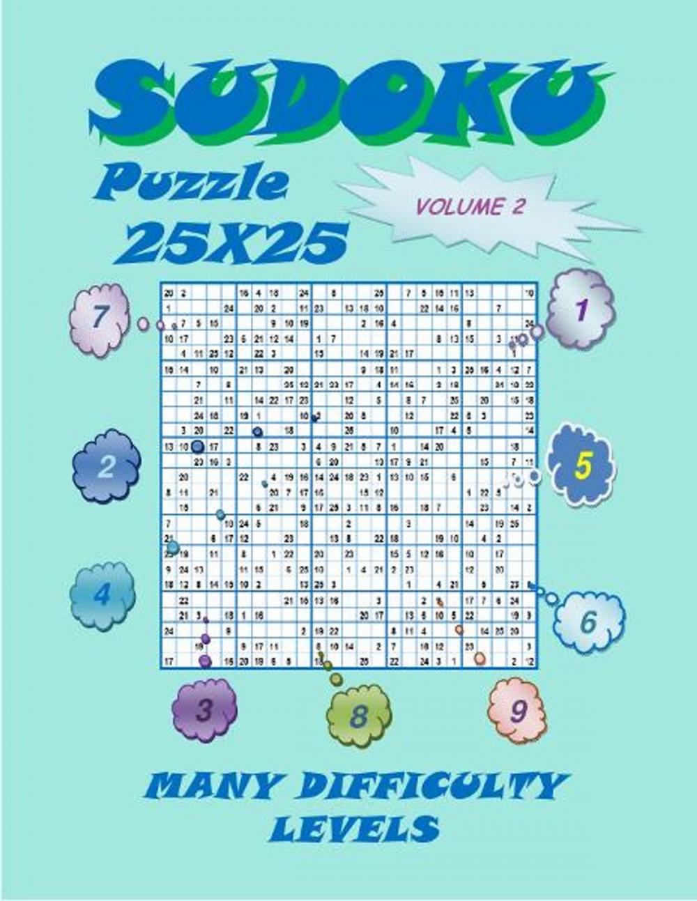 Big bigCover of Sudoku Puzzle 25X25, Volume 2