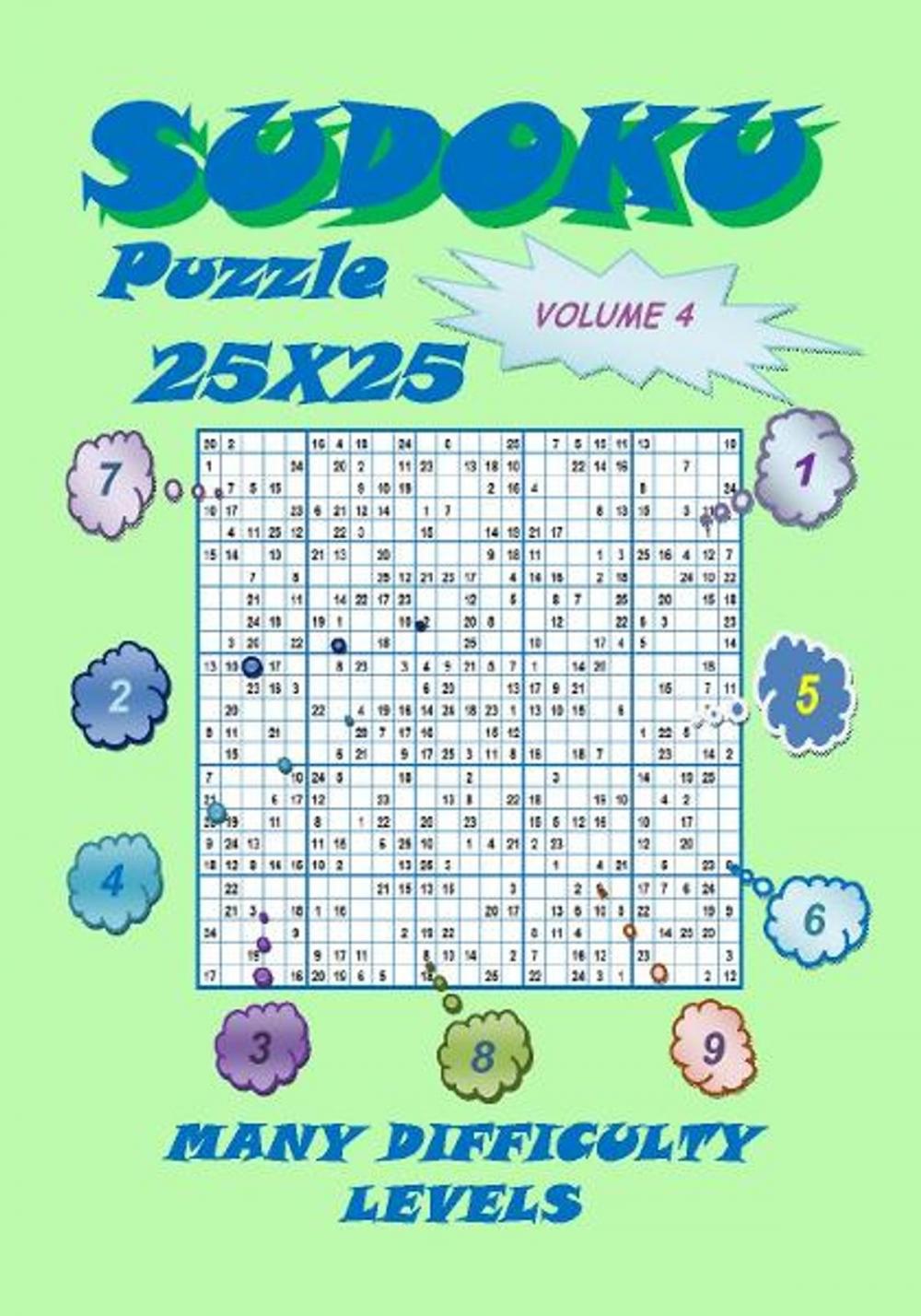 Big bigCover of Sudoku Puzzle 25X25, Volume 4