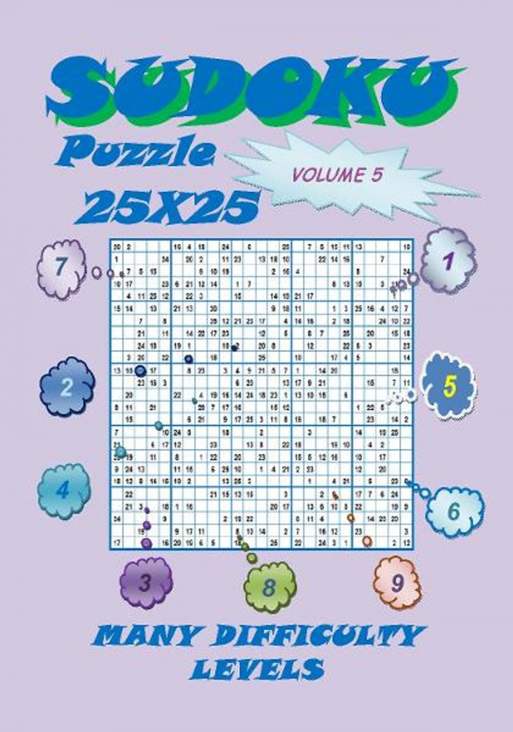 Big bigCover of Sudoku Puzzle 25X25, Volume 5
