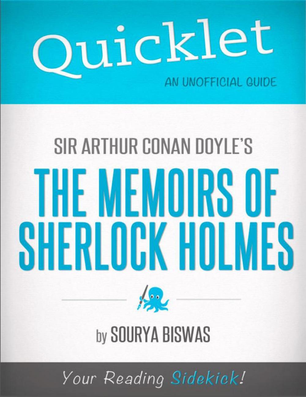 Big bigCover of Quicklet on Sir Arthur Conan Doyle's The Memoirs of Sherlock Holmes