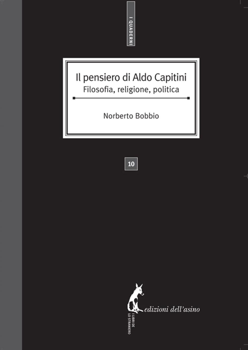 Big bigCover of Il pensiero di Aldo Capitini. Filosofia, religione, politica