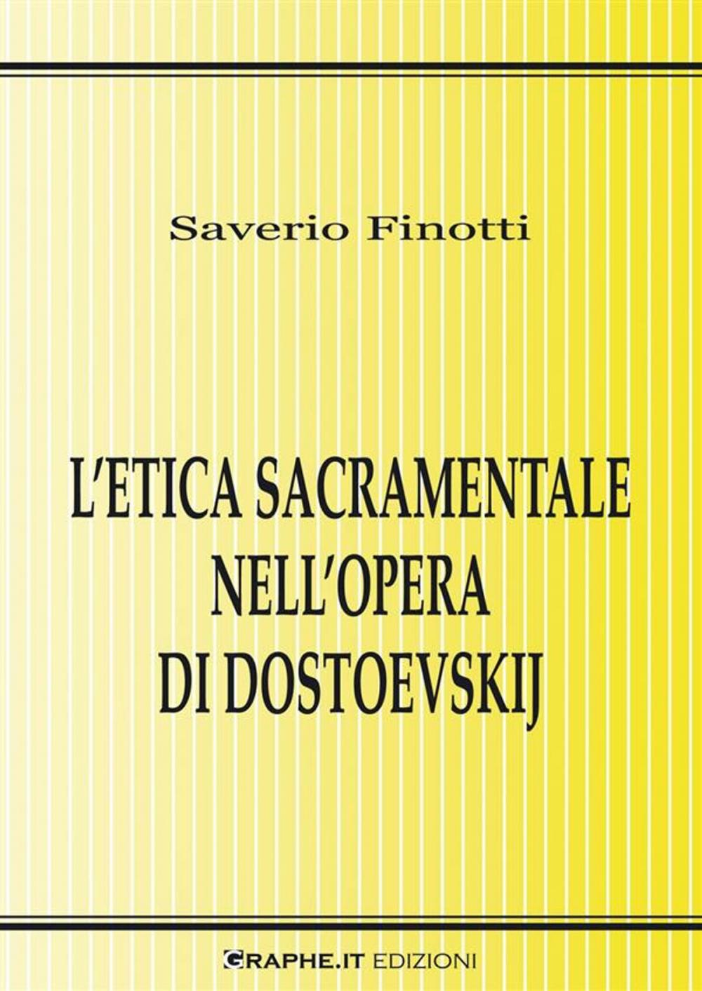 Big bigCover of L’etica sacramentale nell’opera di Dostoevskij