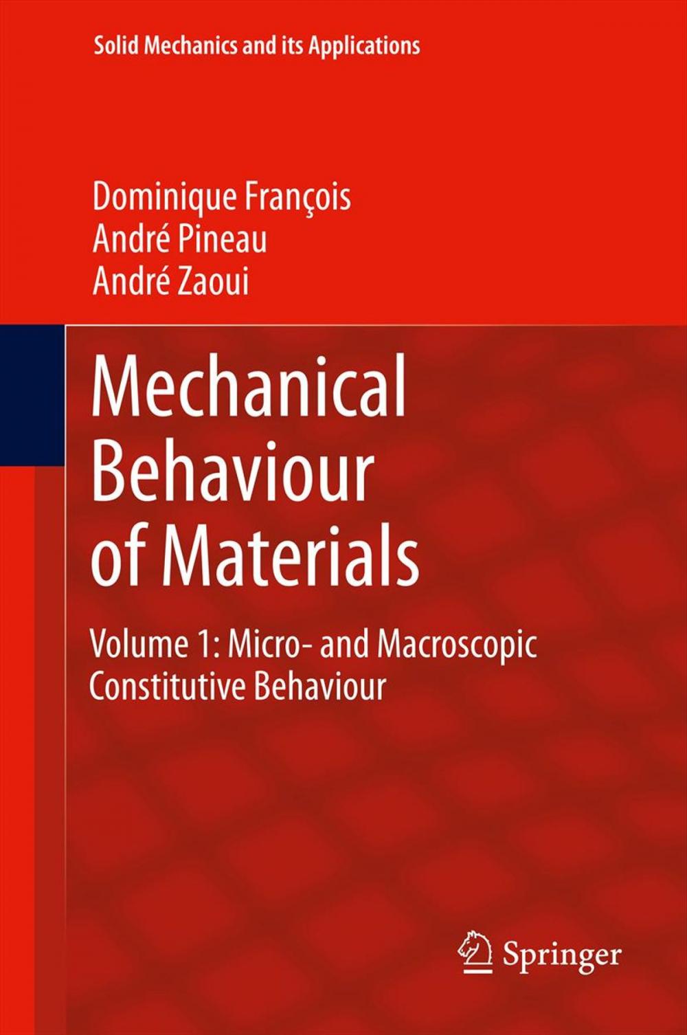 Big bigCover of Mechanical Behaviour of Materials