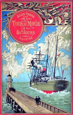 Cover of the book Le Tour du monde en quatre-vingts jours - Édition illustrée by Nunzia Castaldo