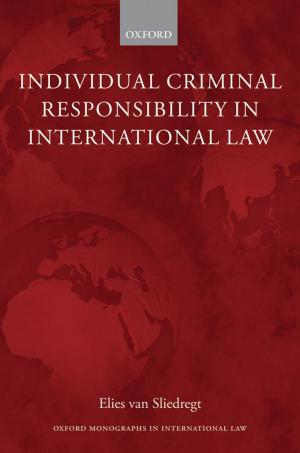 Cover of Individual Criminal Responsibility in International Law