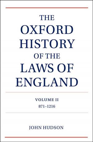 Cover of The Oxford History of the Laws of England Volume II