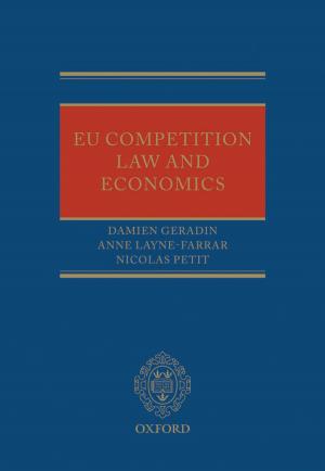 Cover of the book EU Competition Law and Economics by Kelyn Bacon QC