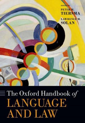 bigCover of the book The Oxford Handbook of Language and Law by 