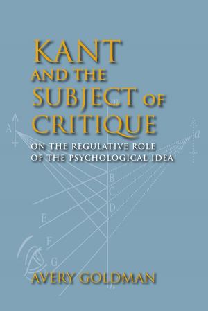 Cover of the book Kant and the Subject of Critique by Lilya Kaganovsky