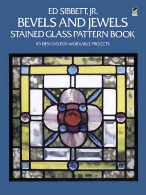 Book cover of Bevels and Jewels Stained Glass Pattern Book