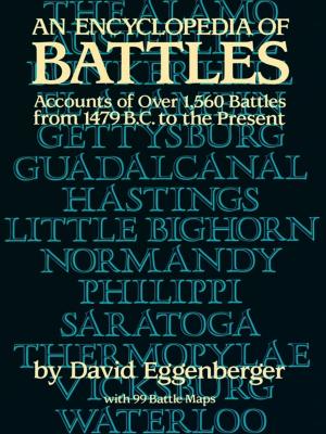 Cover of the book An Encyclopedia of Battles by F. Scott Fitzgerald, Dover Thrift Editions