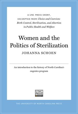 Cover of Women and the Politics of Sterilization