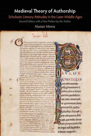bigCover of the book Medieval Theory of Authorship by 