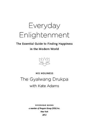 Book cover of Everyday Enlightenment