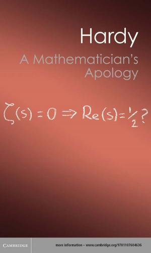 Cover of the book A Mathematician's Apology by Gary Fuller