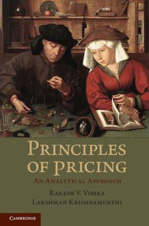 Cover of the book Principles of Pricing by Professor Harris Mylonas