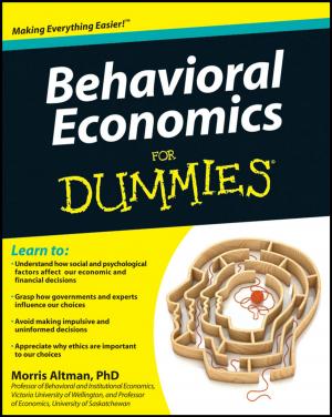 Cover of the book Behavioral Economics For Dummies by Roger D. Woodson