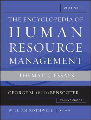 Book cover of The Encyclopedia of Human Resource Management, Volume 3