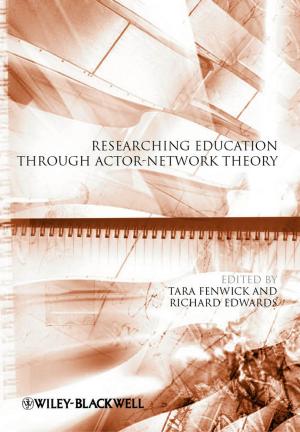 Cover of the book Researching Education Through Actor-Network Theory by Advanced Life Support Group (ALSG)