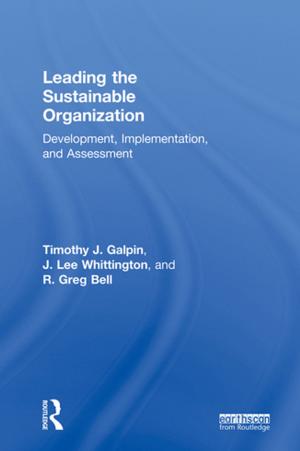 Book cover of Leading the Sustainable Organization