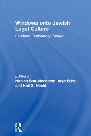 Cover of the book Windows onto Jewish Legal Culture by Anna A. Amirkhanyan, Kristina T. Lambright