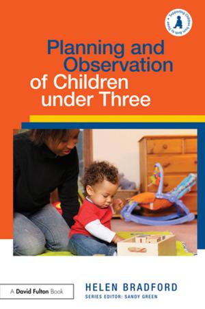 Cover of the book Planning and Observation of Children under Three by David Sheppard