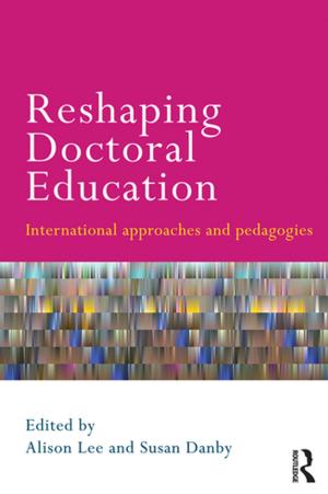 Cover of the book Reshaping Doctoral Education by Rohan Agarwal, William Anthony