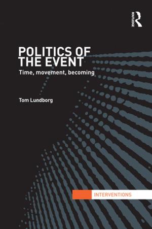 Cover of the book Politics of the Event by Katalin Nun