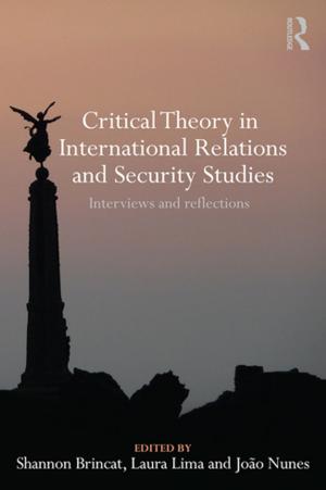 Cover of the book Critical Theory in International Relations and Security Studies by Richard L Dayringer