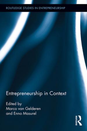 Cover of Entrepreneurship in Context