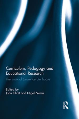 Cover of Curriculum, Pedagogy and Educational Research